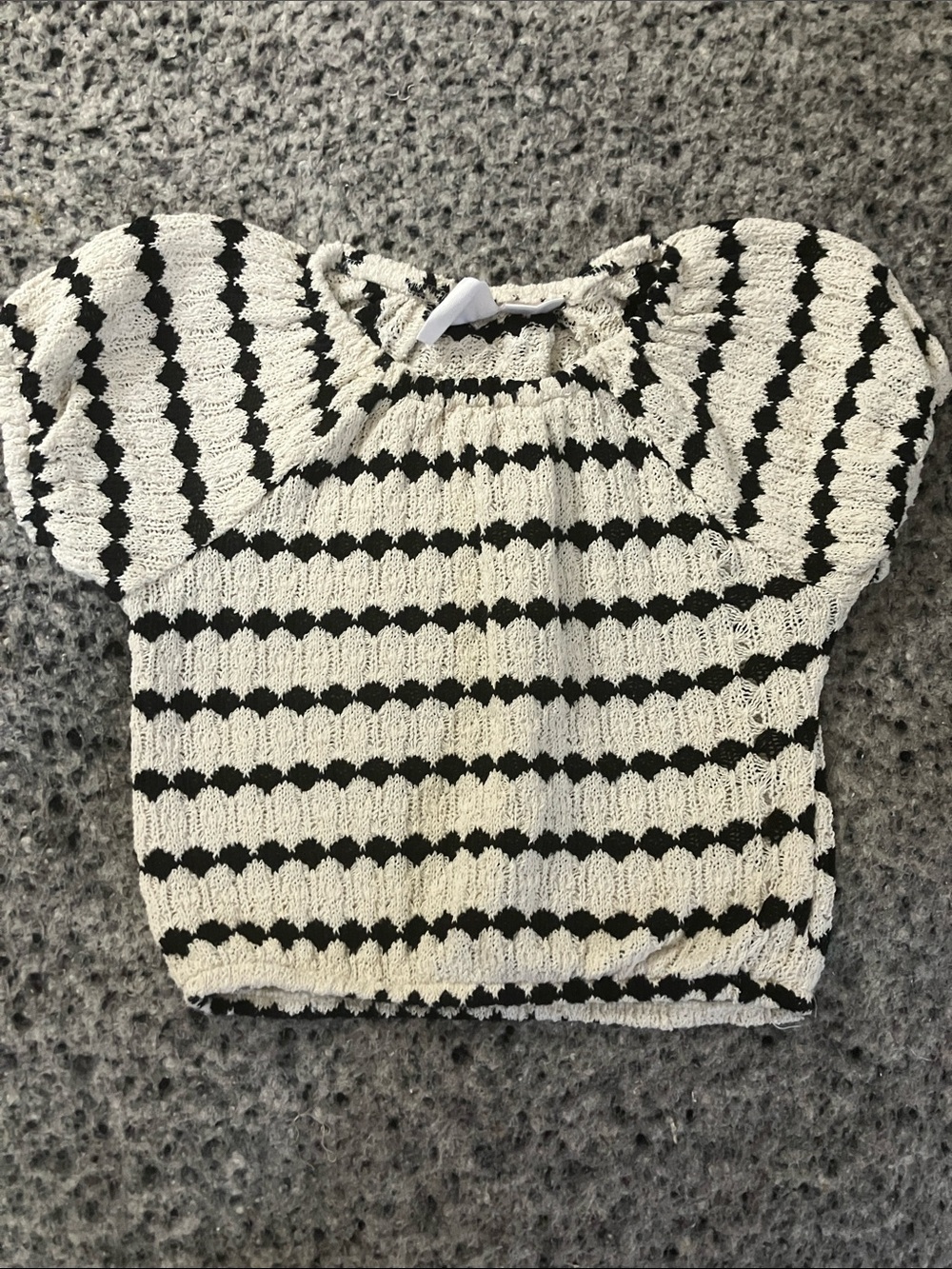 Zara short sleeve sweater top